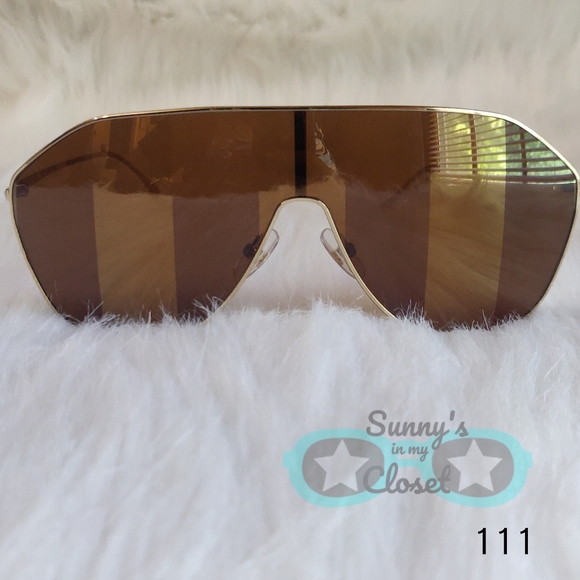 Fendi Shield Sunglasses 😎 FF0405s Neck Breakers‼️ - Picture 2 of 6